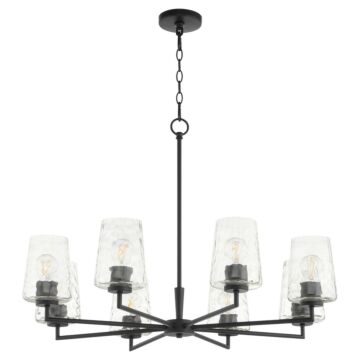 Goodwin  Chandelier in Matte Black by Quorum