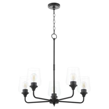 Raymond  Chandelier in Matte Black by Quorum