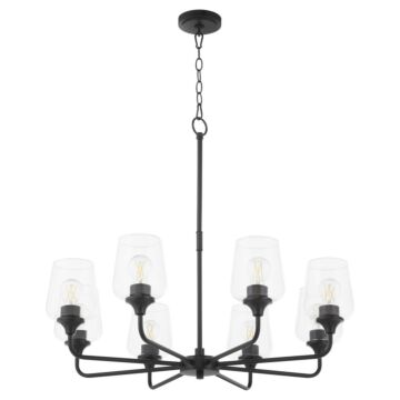Raymond  Chandelier in Matte Black by Quorum