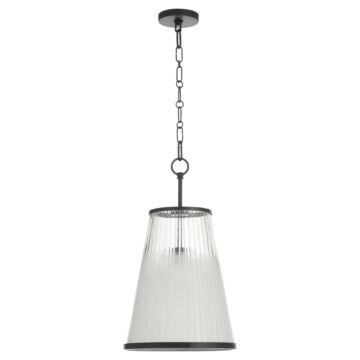 Providence  Pendant in Matte Black by Quorum