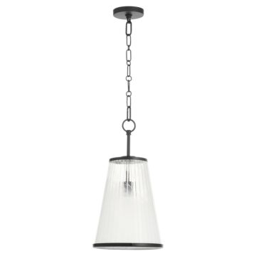 Providence  Pendant in Matte Black by Quorum