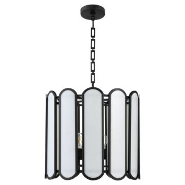 Belleview  Pendant in Matte Black by Quorum