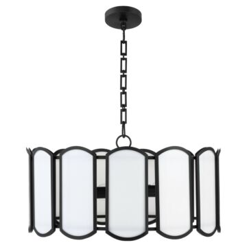 Belleview  Pendant in Matte Black by Quorum