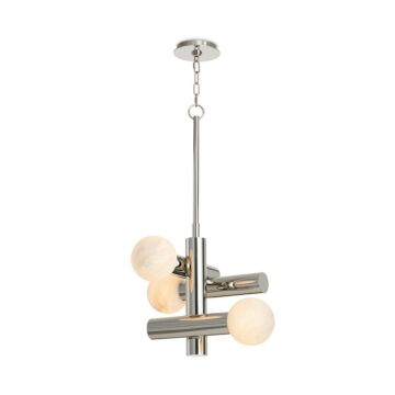 Dion LED Pendant in Polished Nickel by Regina Andrew Detroit