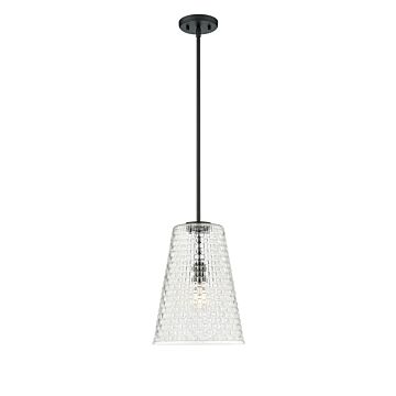 Saben  Pendant in Matte Black by Millennium