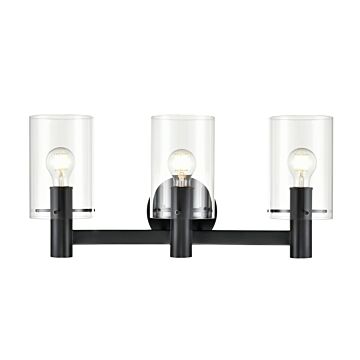 Apolla  Bathroom Vanity Light in Matte Black by Millennium