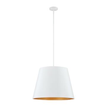 Allson  Pendant in Matte White by Millennium