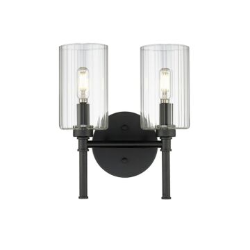 Chastine  Bathroom Vanity Light in Matte Black by Millennium