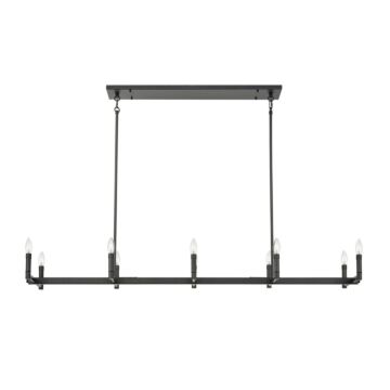 Daxley  Chandelier in Matte Black by Millennium