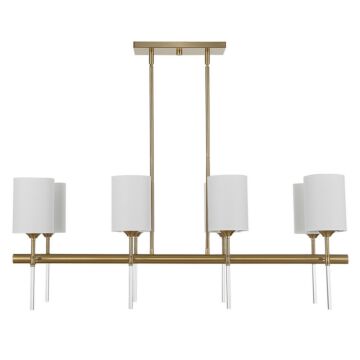 Eight Light Linear Chandelier