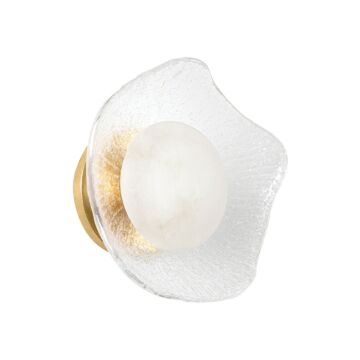 Almandine LED Wall Sconce in Vintage Gold Leaf by Corbett Lighting