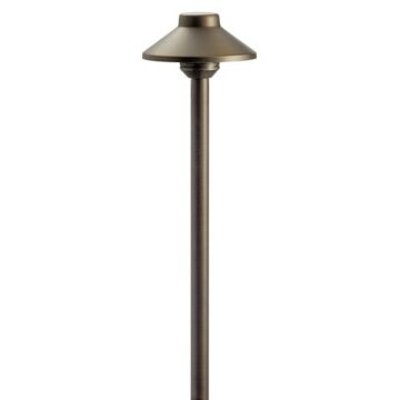 Kichler 20 Inch Landscape 12V Path & Spread in Centennial Brass