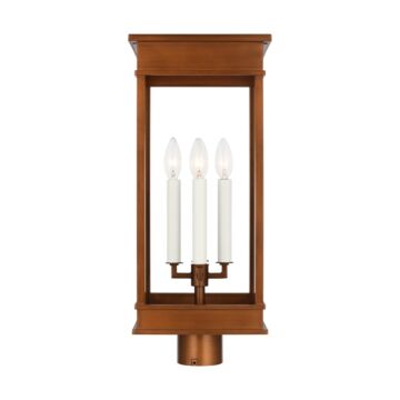 Cupertino  Post Lantern in Natural Copper by Visual Comfort Studio