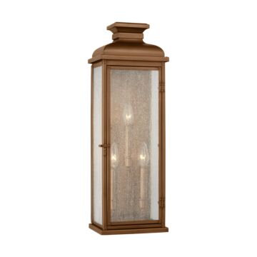 Pediment  Wall Lantern in Natural Copper by Visual Comfort Studio