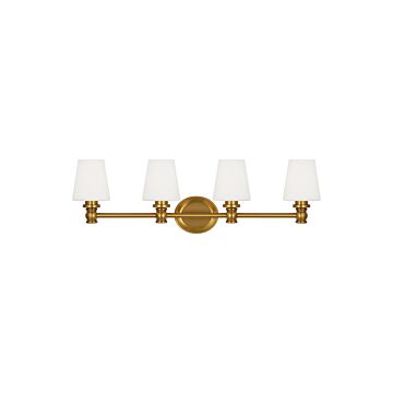 Xavierre  Bathroom Vanity Light in Burnished Brass by Visual Comfort Studio