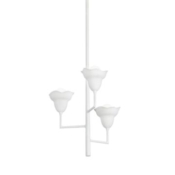 Alora  Chandelier in White Plaster by Hudson Valley