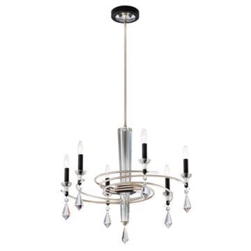 Tempest  Chandelier in Soft Silver by Schonbek