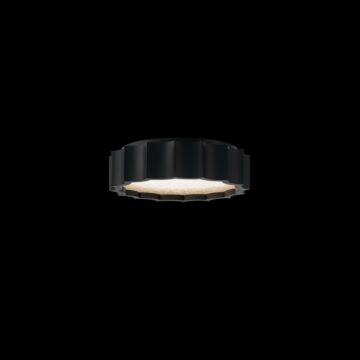 Tarte LED Flush Mount in Black by Schonbek