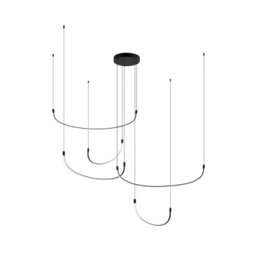 Talis LED Pendant in Black by Kuzco Lighting