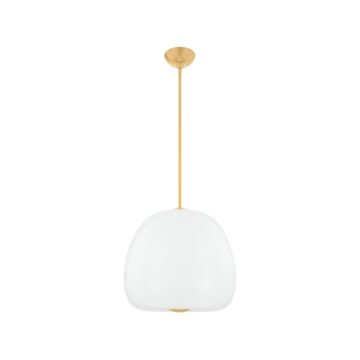 Scranton LED Pendant in Aged Brass by Hudson Valley