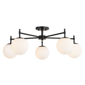 Five Light Semi-Flush Mount