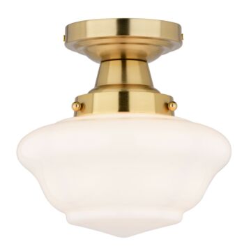 One Light Semi-Flush Mount