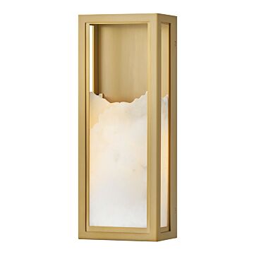 Veleta LED Wall Sconce in Lacquered Brass by Fredrick Ramond