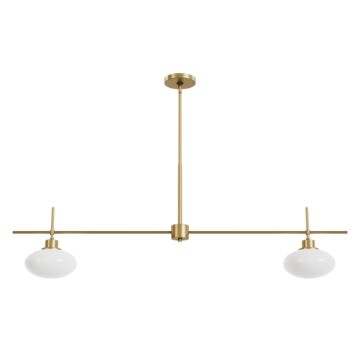 Getty  Chandelier in Luxe Gold by Hunter Fans
