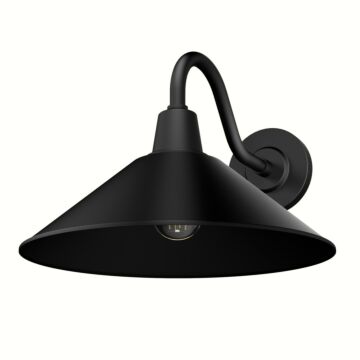 Skyflow  Outdoor Wall Mount in Matte Black by Hunter Fans