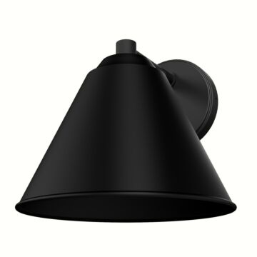 Aeronaut  Outdoor Wall Mount in Matte Black by Hunter Fans