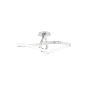 Mobius LED Flush Mount in Chrome by W.A.C. Lighting