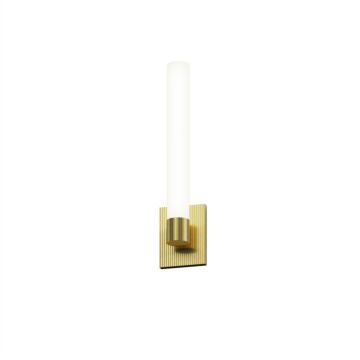Scepter LED Wall Sconce in Satin Brass by Sonneman