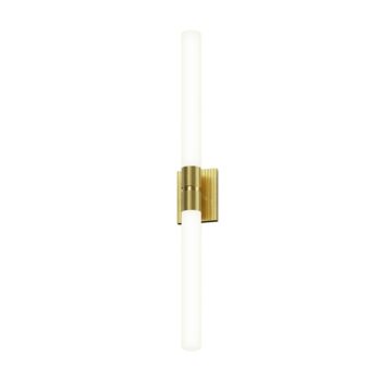Scepter LED Bathroom Vanity Light in Satin Brass by Sonneman