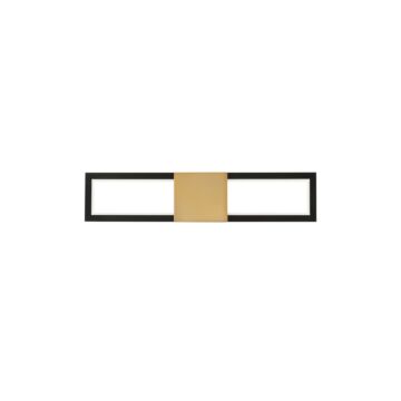 Peekaboo LED Bathroom Vanity Light in Black Aged Brass by W.A.C. Lighting