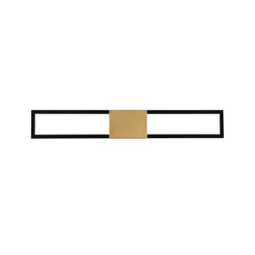 Peekaboo LED Bathroom Vanity Light in Black Aged Brass by W.A.C. Lighting