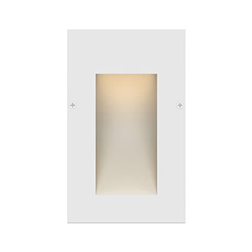 Taper Step 12V LED Landscape Light in Satin White