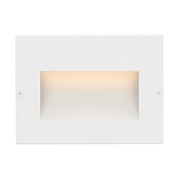 Taper Step 12V LED Landscape Light in Satin White