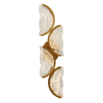 Moon LED Wall Sconce in Brass by CWI Lighting