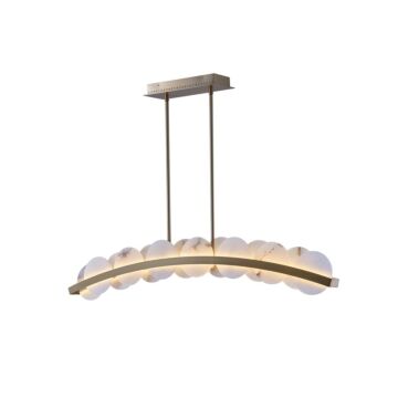 Meridian LED Island Pendant in Winter Brass by Kalco