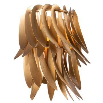 Grace One Light Wall Sconce in New Gold by Kalco