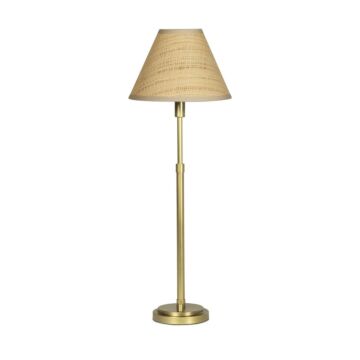 Polly  Buffet Lamp in Natural Brass by Regina Andrew Detroit