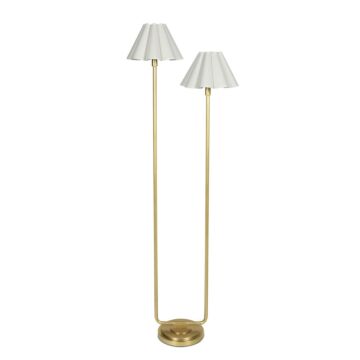 Polly  Floor Lamp in Natural Brass by Regina Andrew Detroit