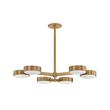 Rory  Semi Flush Mount in Patina Brass by Troy Lighting