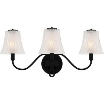 McKinney  Bathroom Vanity Light in Matte Black by Quoizel