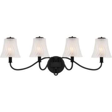 McKinney  Bathroom Vanity Light in Matte Black by Quoizel