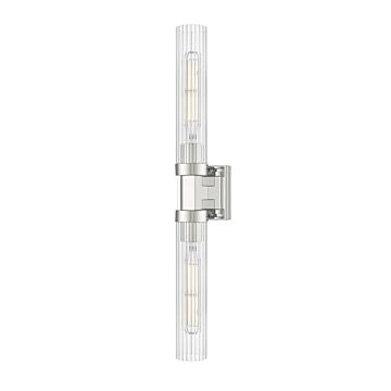Beau  Wall Sconce in Polished Nickel by Z-Lite
