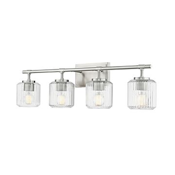 Landon  Bathroom Vanity Light in Brushed Nickel by Z-Lite