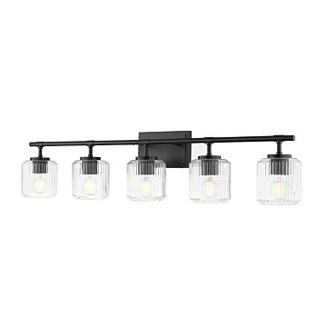 Landon  Bathroom Vanity Light in Matte Black by Z-Lite