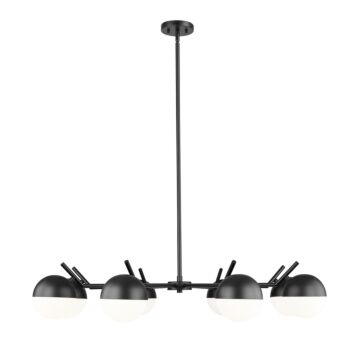 Realm Sphere  Chandelier in Matte Black by Z-Lite