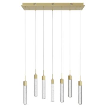 The Original Glacier LED Pendant in Brushed Brass by Avenue Lighting